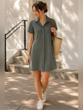 frank and oak green dress Friends with Frank Thea Dress in Pistachio Twist Size M/Au 10